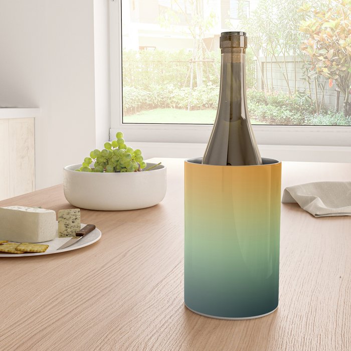 AUTUMN FOREST OMBRE COLORS ABSTRACT Wine Chiller Gallery Image 4