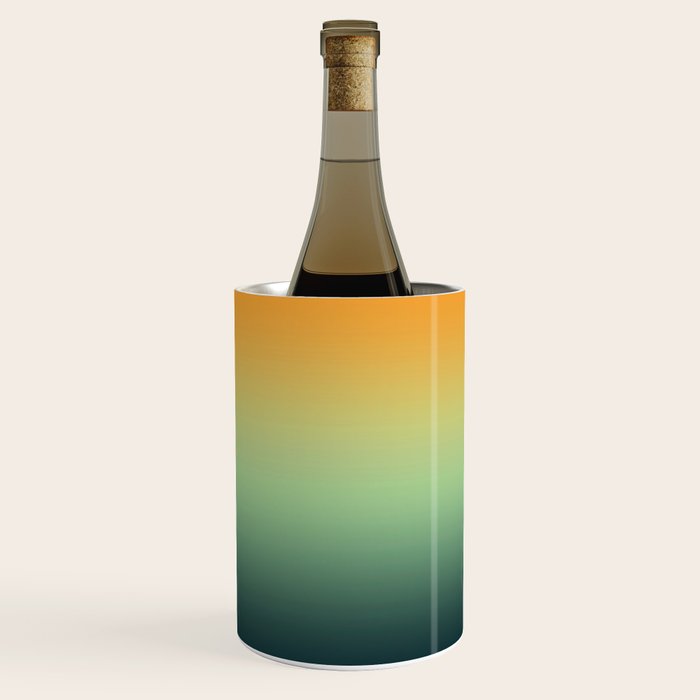 AUTUMN FOREST OMBRE COLORS ABSTRACT Wine Chiller Gallery Image 2