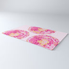 Disco Balls Illustration (Pink/Yellow Palette) Rug Gallery Image 3