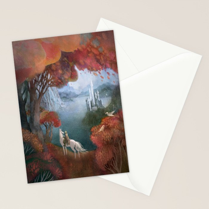 Traveller and the Fairy Castle Stationery Card Gallery Image 2