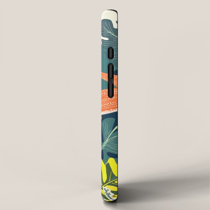 Three Crocodiles_Wildlife Jungle Animals Forest_Whimsical Scary Quirky Crocs_Eclectic Tropical iPhone Case Gallery Image 2