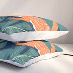 Three Crocodiles_Wildlife Jungle Animals Forest_Whimsical Scary Quirky Crocs_Eclectic Tropical Pillow Sham Gallery Image 3