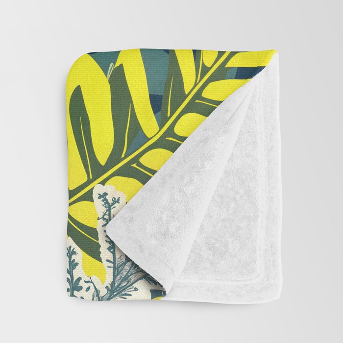 Three Crocodiles_Wildlife Jungle Animals Forest_Whimsical Scary Quirky Crocs_Eclectic Tropical Throw Blanket Gallery Image 3
