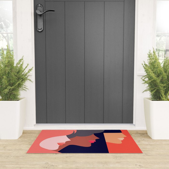 Together, we can  #girlpower Welcome Mat Gallery Image 3