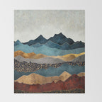 Amber Dusk Throw Blanket Gallery Image 2