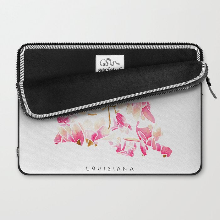 Louisiana State Flower - Magnolias Laptop Sleeve Gallery Image 2