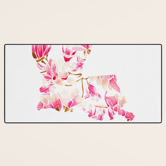 Louisiana State Flower - Magnolias Desk Mat Gallery Image 3