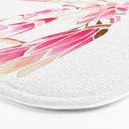 Louisiana State Flower - Magnolias Bath Mat Gallery Image 3