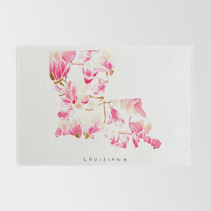 Louisiana State Flower - Magnolias Rug Gallery Image 2