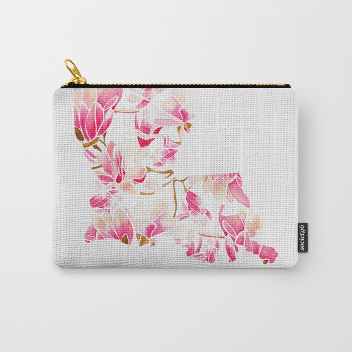 Louisiana State Flower - Magnolias Carry All Pouch Gallery Image 1
