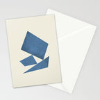 3 Forms Composition - Blue Stationery Card Gallery Image 2
