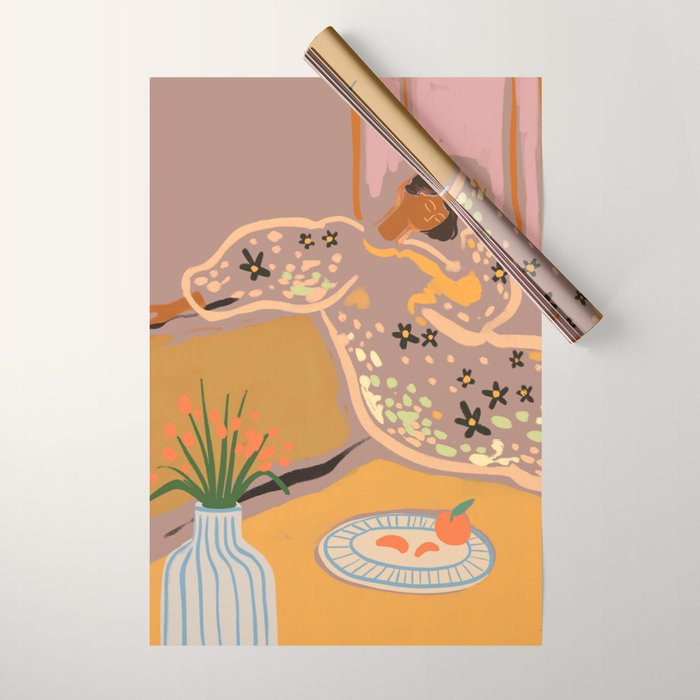 Slow Down Sunday Wrapping Paper Gallery Image 1