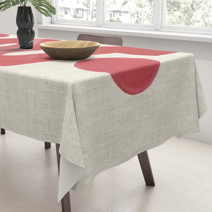 Double Red River Sun Tablecloth Gallery Image 3