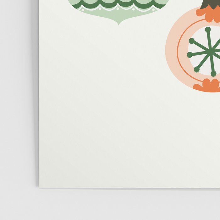 Vintage Ornaments Poster Gallery Image 3