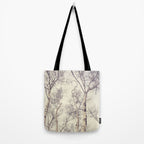 Winter Birch Trees - Scandinavian decor nature photograph Tote Bag Gallery Image 2