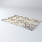 Winter Birch Trees - Scandinavian decor nature photograph Rug Gallery Image 3