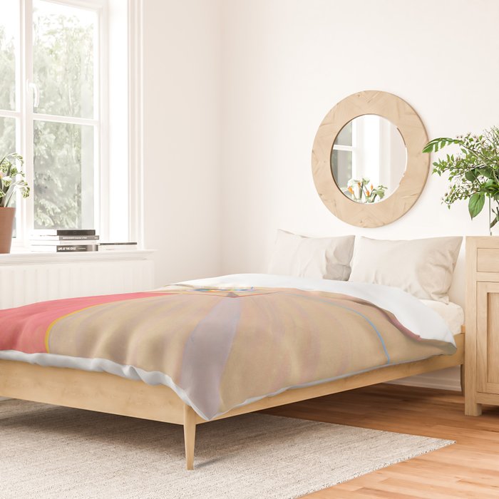 Hilma af Klint "The Swan, No. 11, Group IX-SUW" Duvet Cover Gallery Image 2