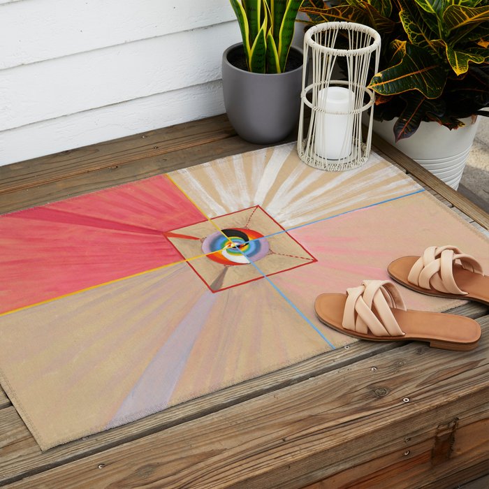 Hilma af Klint "The Swan, No. 11, Group IX-SUW" Outdoor Rug Gallery Image 2