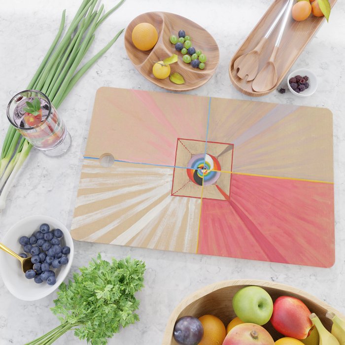 Hilma af Klint "The Swan, No. 11, Group IX-SUW" Cutting Board Gallery Image 2