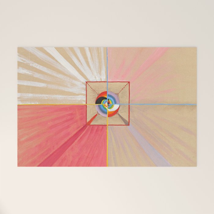 Hilma af Klint "The Swan, No. 11, Group IX-SUW" Welcome Mat Gallery Image 1