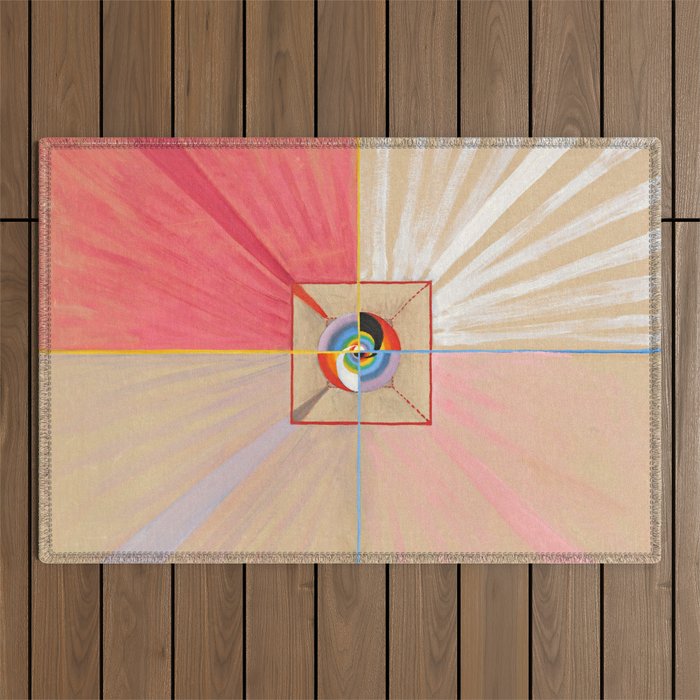 Hilma af Klint "The Swan, No. 11, Group IX-SUW" Outdoor Rug Gallery Image 1