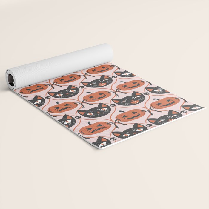 Enchanted Vintage Halloween Yoga Mat Gallery Image 2