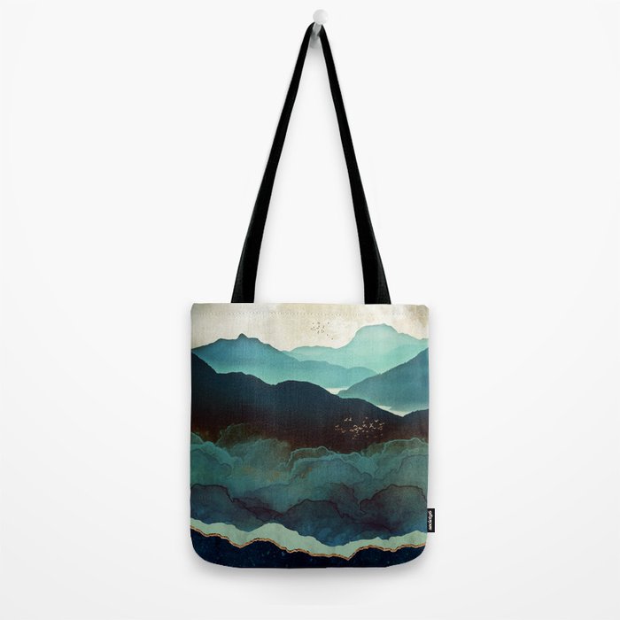 Indigo Mountains Tote Bag Gallery Image 2