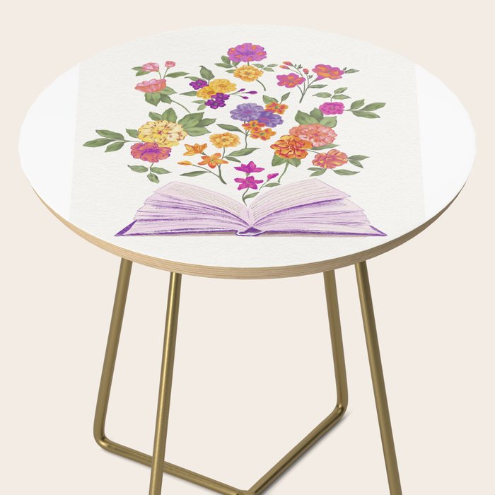Open book blossom - Full color Side Table Gallery Image 2