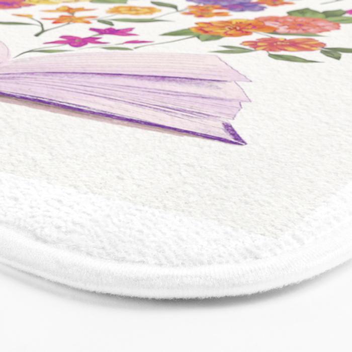 Open book blossom - Full color Bath Mat Gallery Image 3