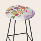 Open book blossom - Full color Stool Gallery Image 2