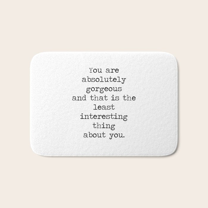 Absolutely Gorgeous Bath Mat Gallery Image 1