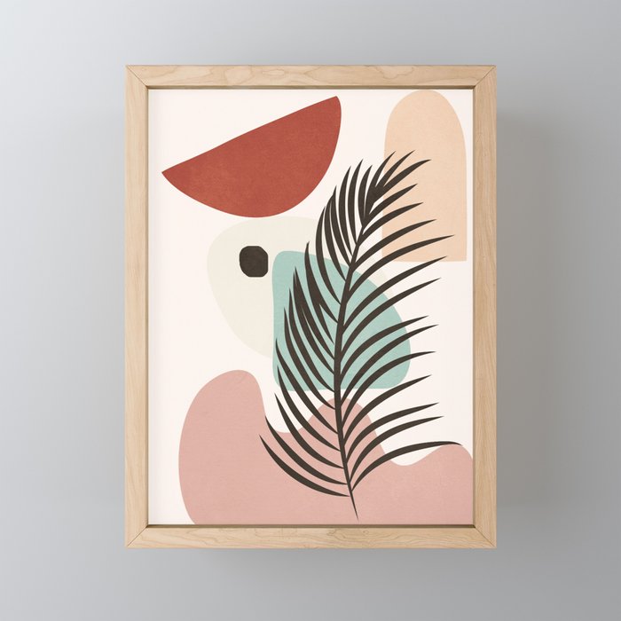 Leaf Design 02 Mini Art Print Gallery Image 1