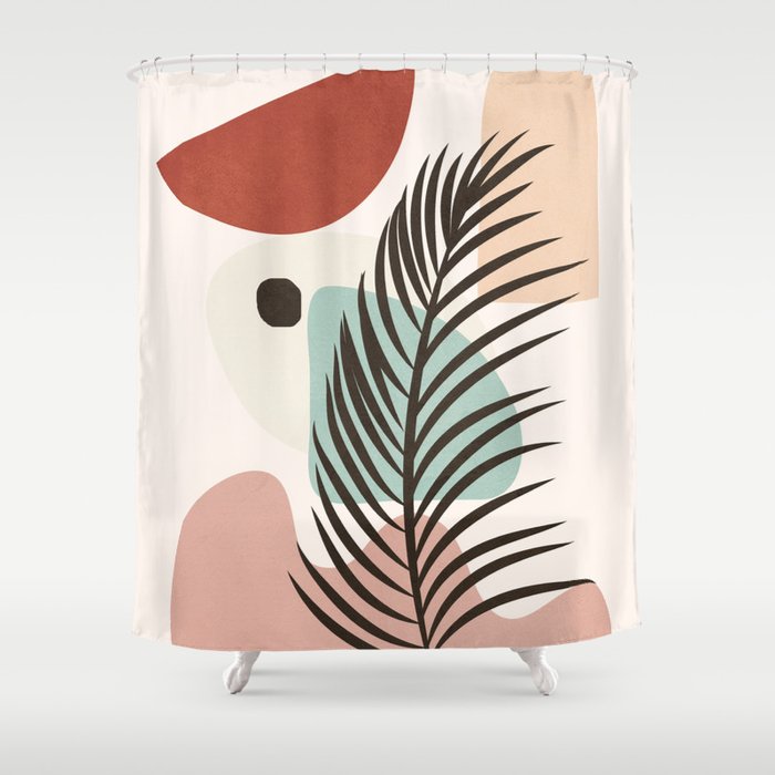 Leaf Design 02 Shower Curtain Gallery Image 1