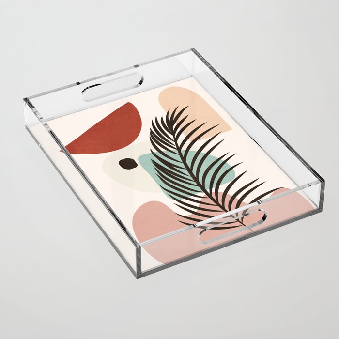 Leaf Design 02 Acrylic Tray Gallery Image 1