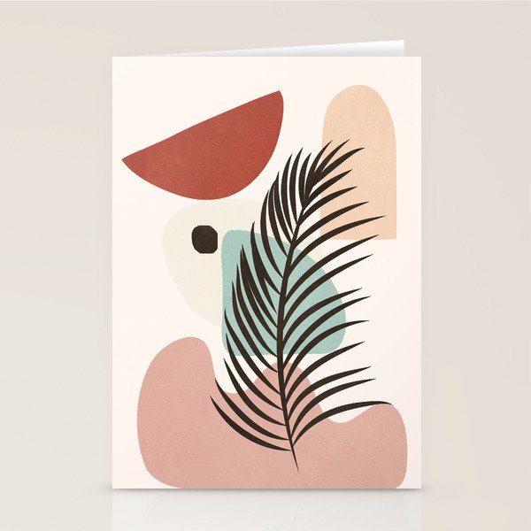 Leaf Design 02 Stationery Card Gallery Image 1
