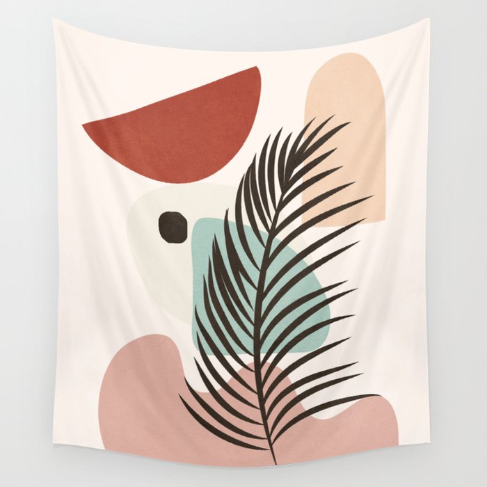 Leaf Design 02 Wall Tapestry Gallery Image 4