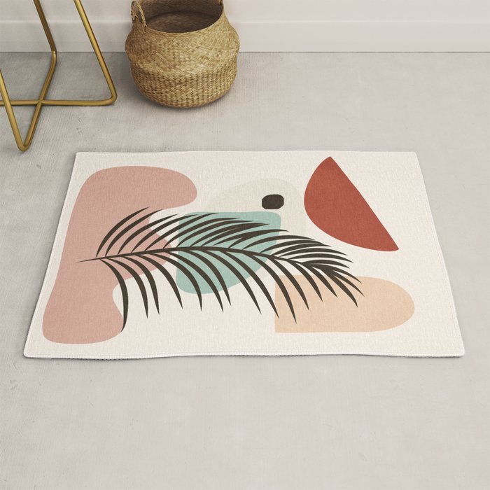 Leaf Design 02 Rug Gallery Image 1