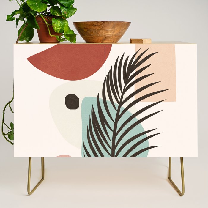 Leaf Design 02 Credenza Gallery Image 1