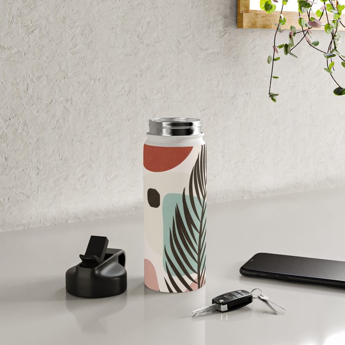 Leaf Design 02 Water Bottle Gallery Image 4