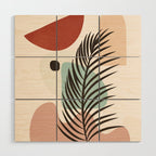 Leaf Design 02 Wood Wall Art Gallery Image 1