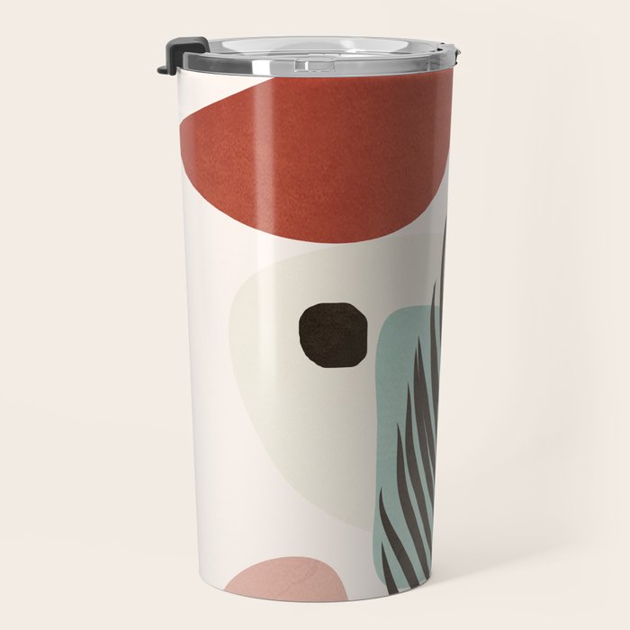 Leaf Design 02 Travel Mug Gallery Image 3