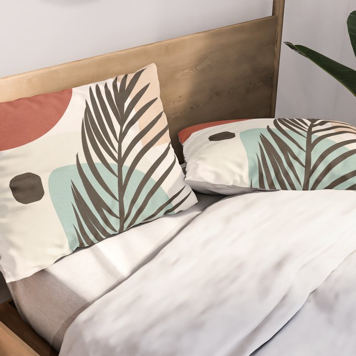 Leaf Design 02 Pillow Sham Gallery Image 2