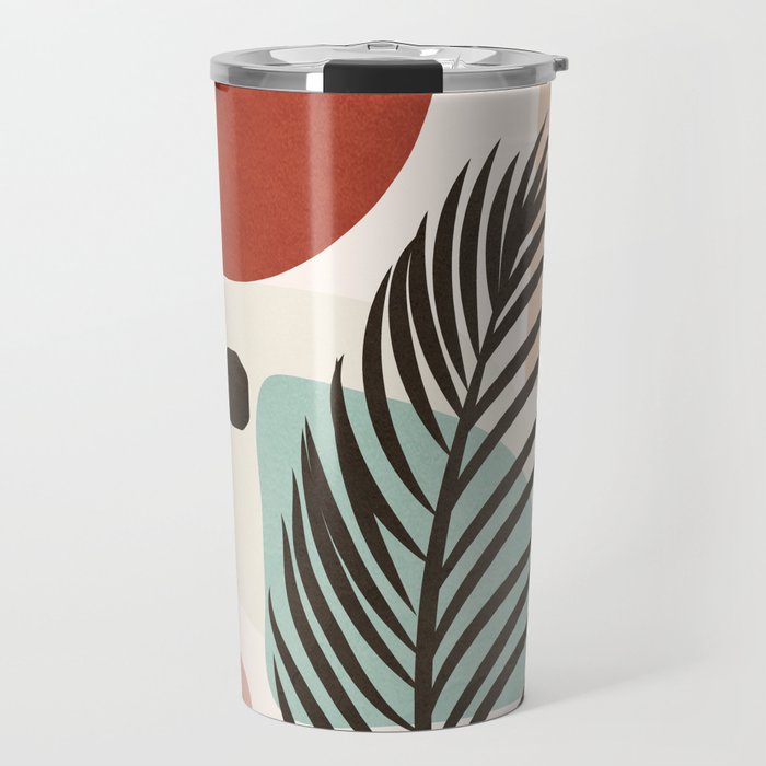 Leaf Design 02 Travel Mug Gallery Image 1
