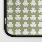 Clovers XXVIII Natural Green Botanical Pattern Laptop Sleeve Gallery Image 3