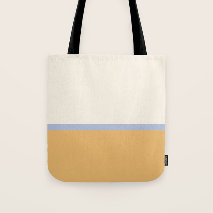 Neutral Summer Colour Block Tote Bag Gallery Image 1