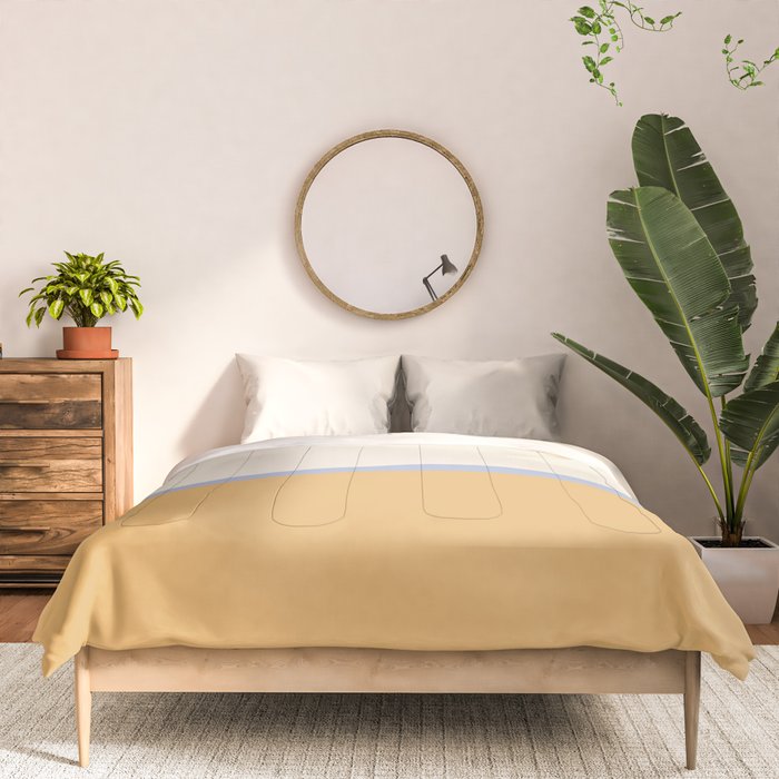Neutral Summer Colour Block Comforter Gallery Image 3