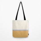 Neutral Summer Colour Block Tote Bag Gallery Image 2