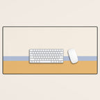 Neutral Summer Colour Block Desk Mat Gallery Image 1