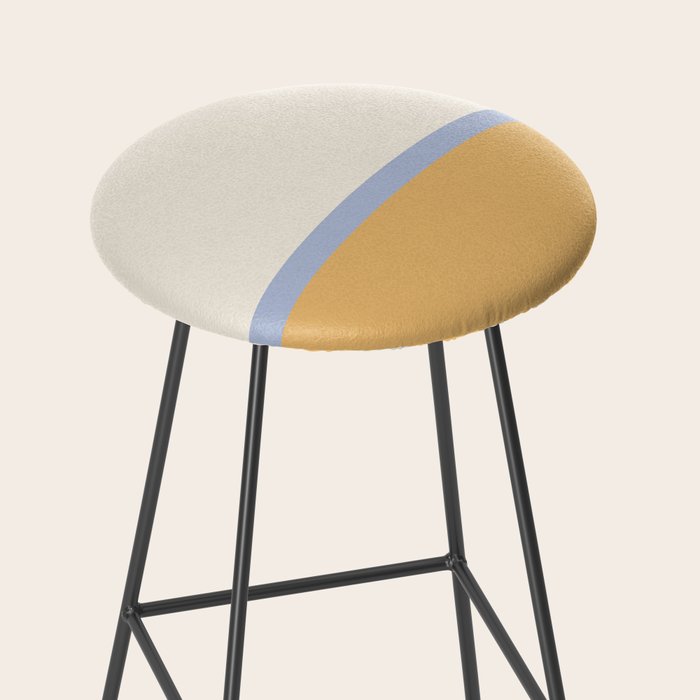Neutral Summer Colour Block Stool Gallery Image 2
