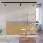 Neutral Summer Colour Block Wall Mural Gallery Image 1